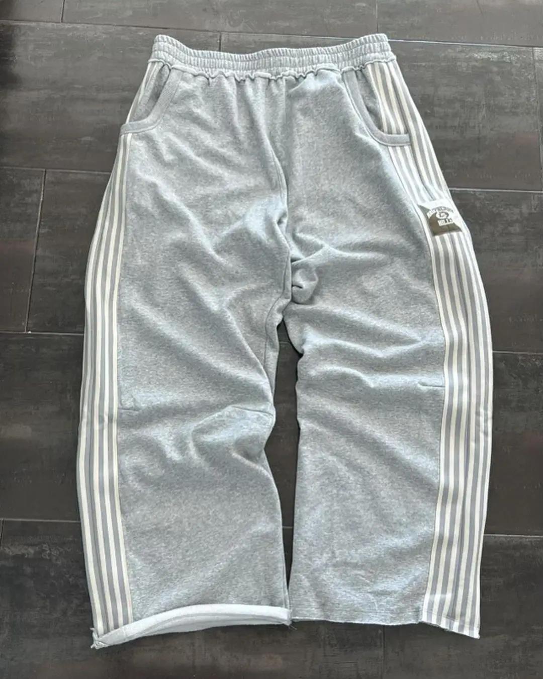 Simple Striped Casual Pants