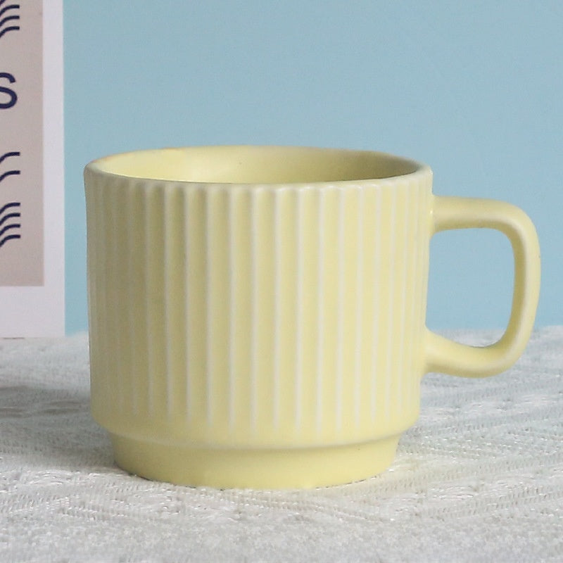 Simple striped mug
