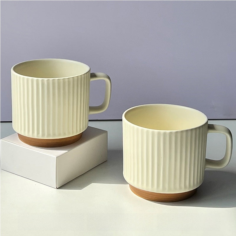 Simple striped mug