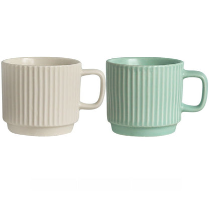 Simple striped mug