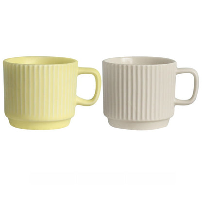 Simple striped mug