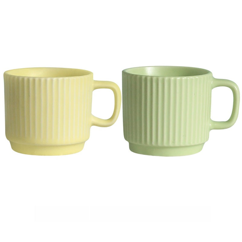 Simple striped mug