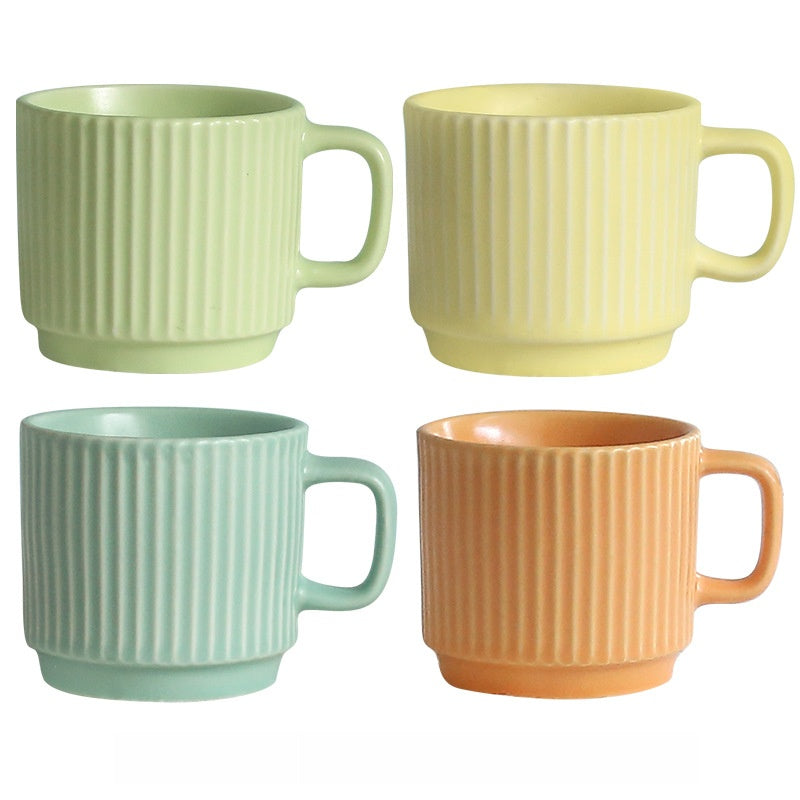 Simple striped mug