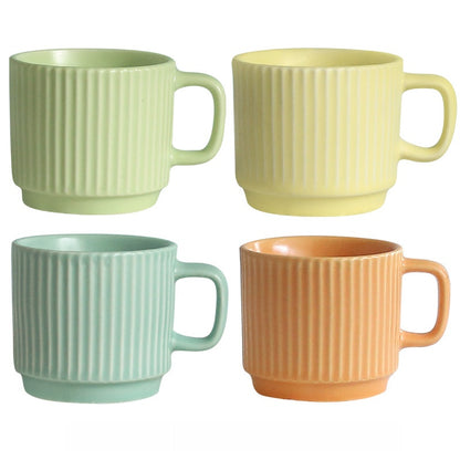 Simple striped mug
