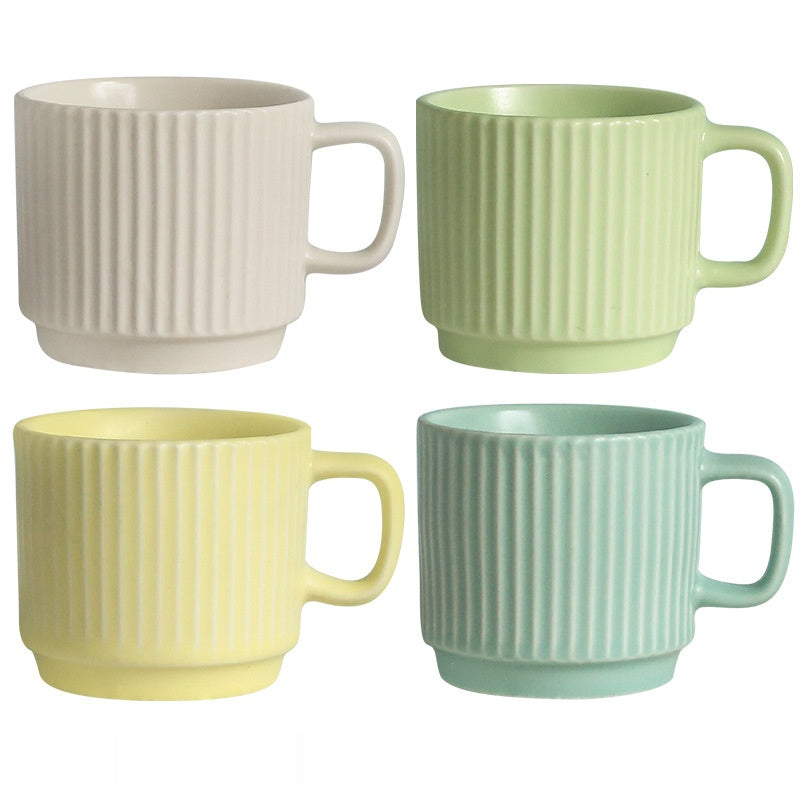 Simple striped mug