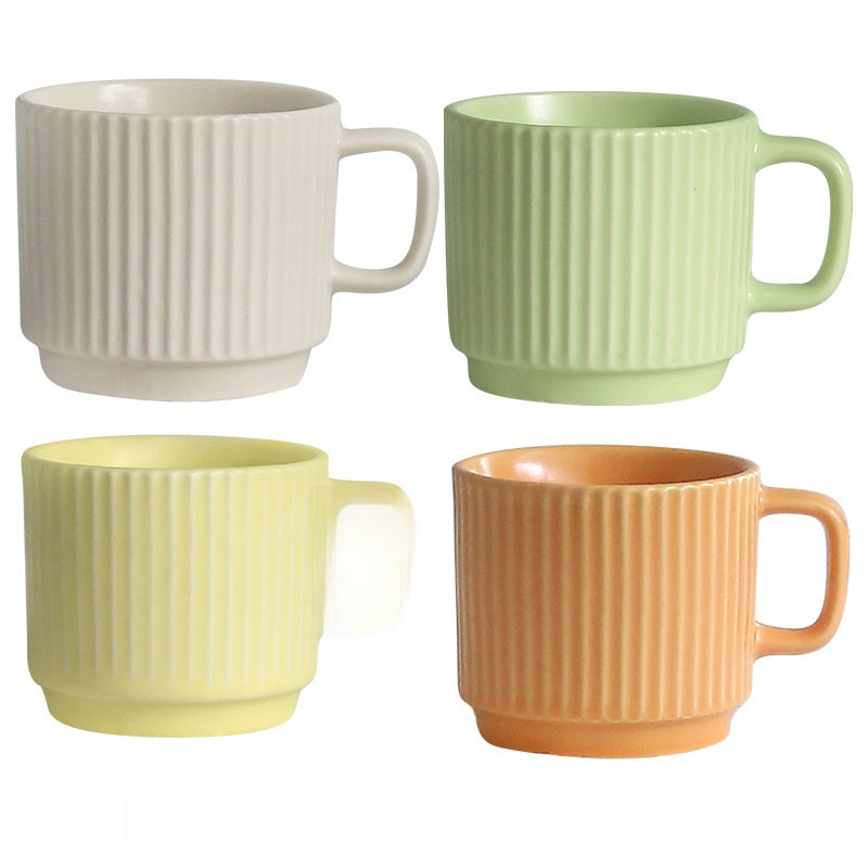 Simple striped mug