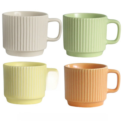Simple striped mug