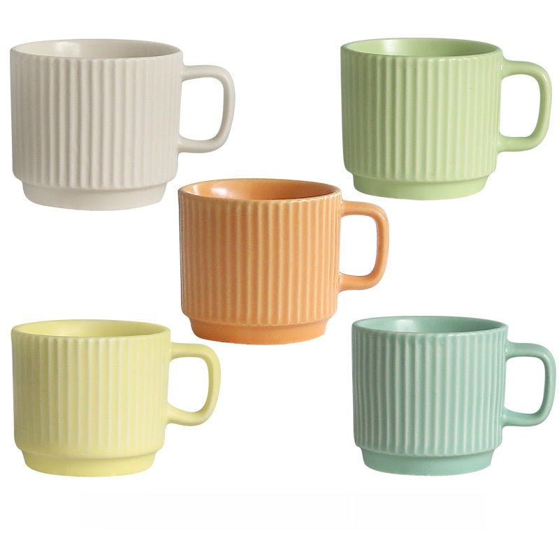 Simple striped mug