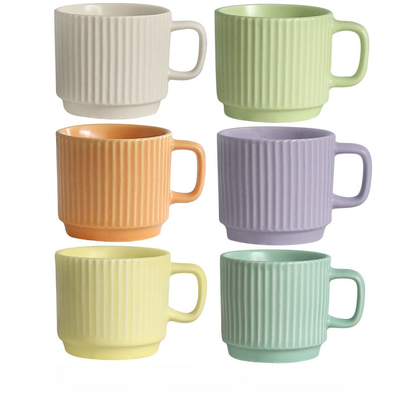 Simple striped mug