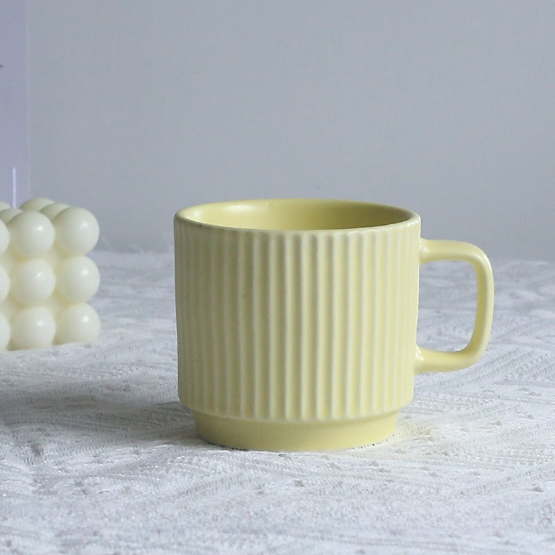 Simple striped mug