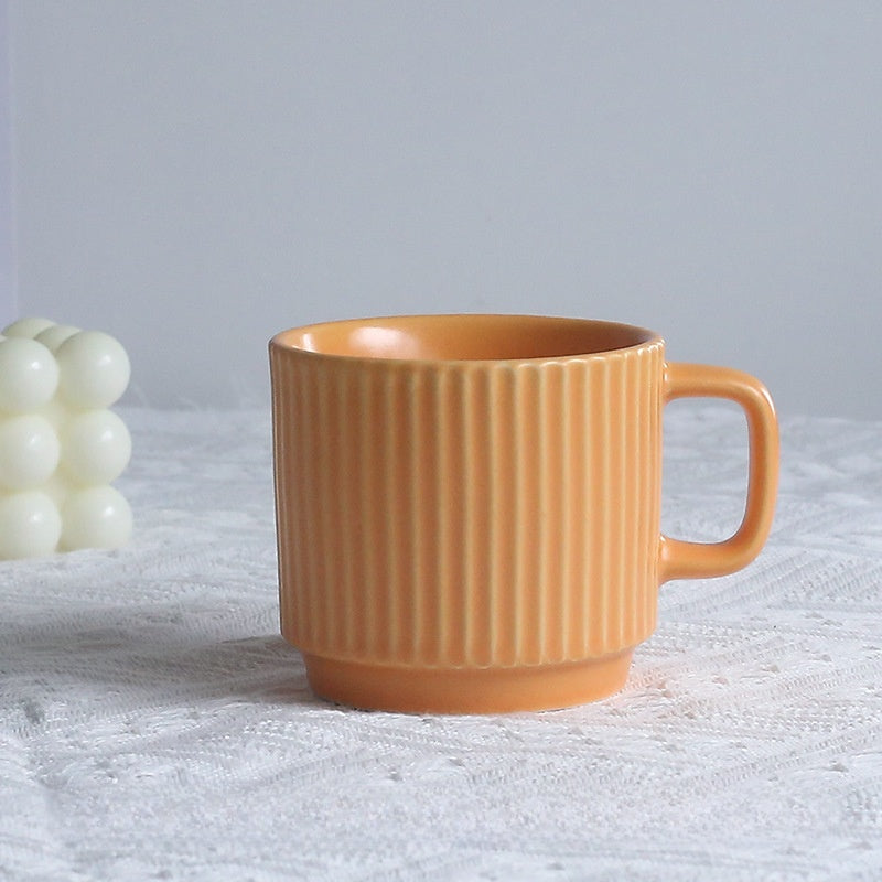 Simple striped mug