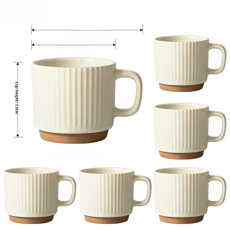Simple striped mug