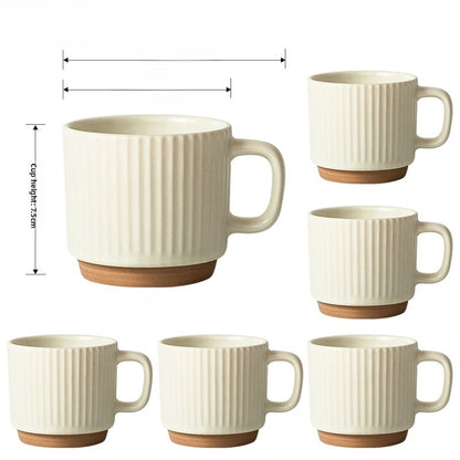 Simple striped mug