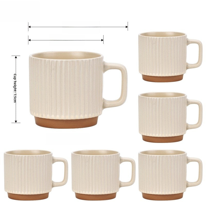 Simple striped mug