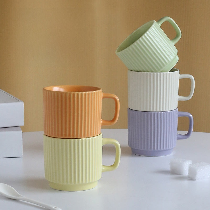 Simple striped mug
