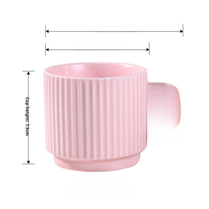 Simple striped mug