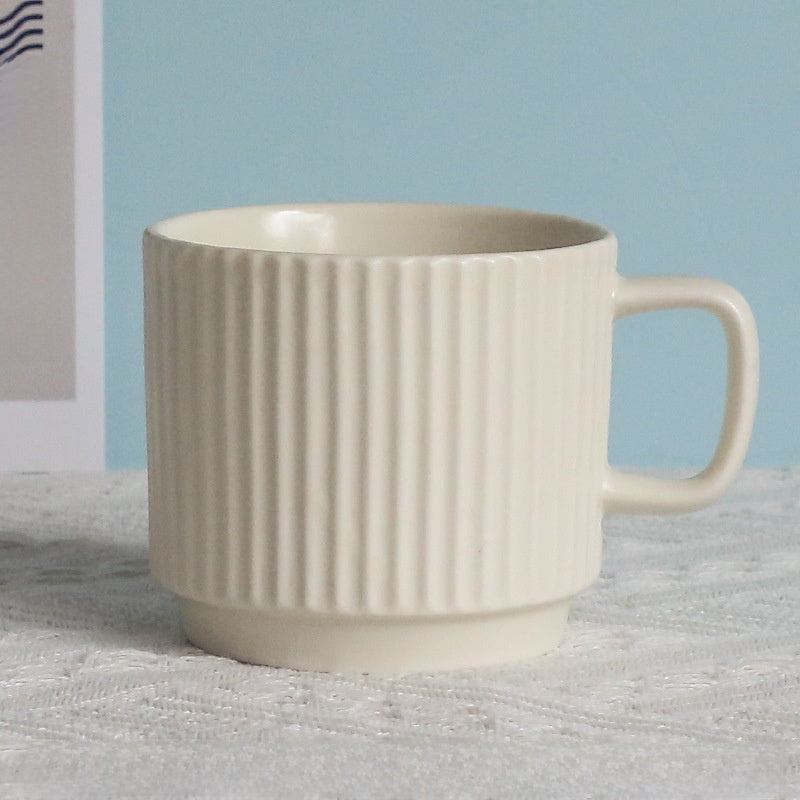 Simple striped mug