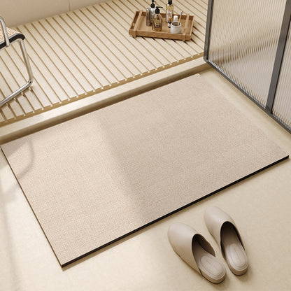 Simple style diatom mud floor mat bathroom anti-slip foot mat