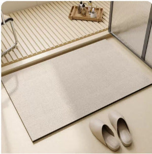 Simple style diatom mud floor mat bathroom anti-slip foot mat