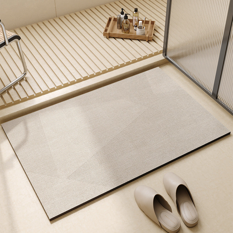 Simple style diatom mud floor mat bathroom anti-slip foot mat