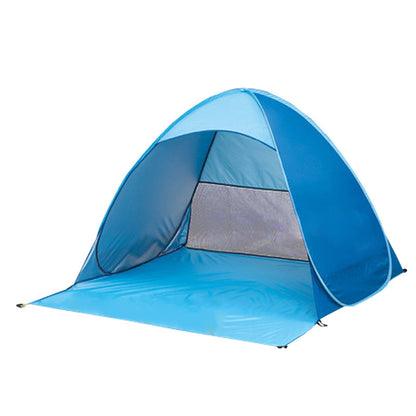 Simple sunshade beach tent