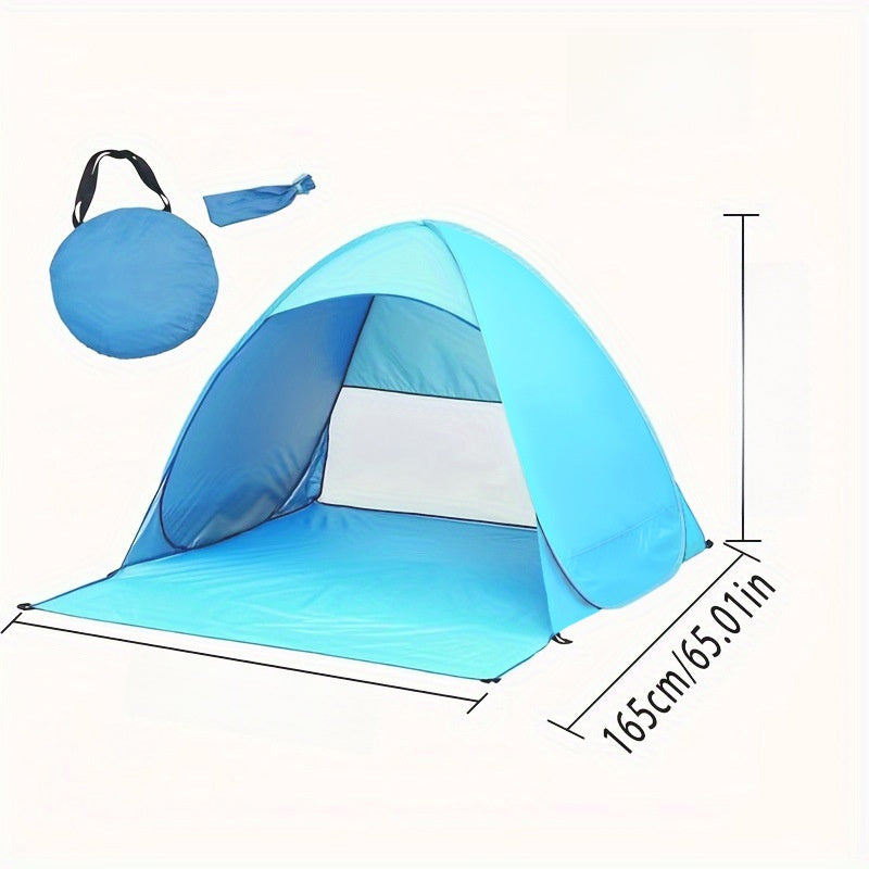 Simple sunshade beach tent