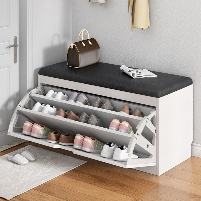 Simple tipping shoe cabinet
