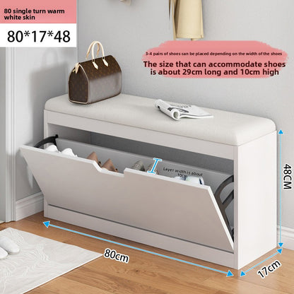 Simple tipping shoe cabinet
