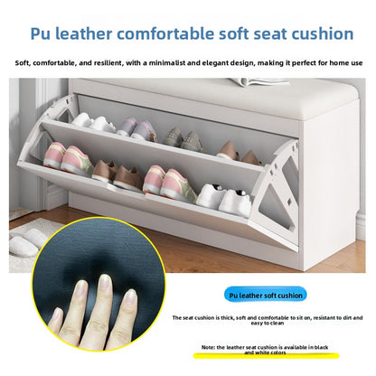 Simple tipping shoe cabinet