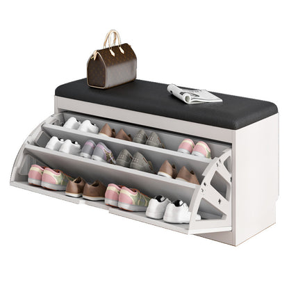 Simple tipping shoe cabinet