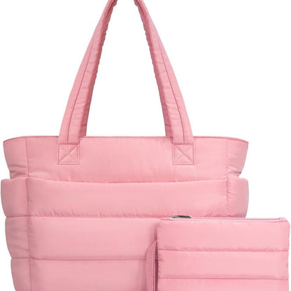Simple Tote Bag for Women, Large Capacity Commuter Handbag