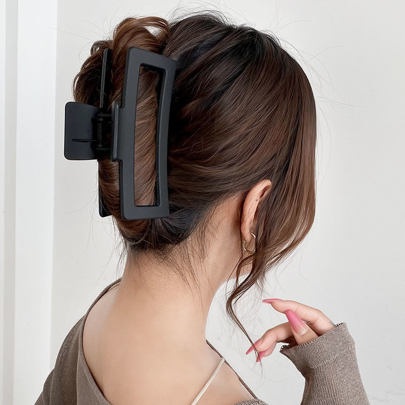 Simple updo shark clip