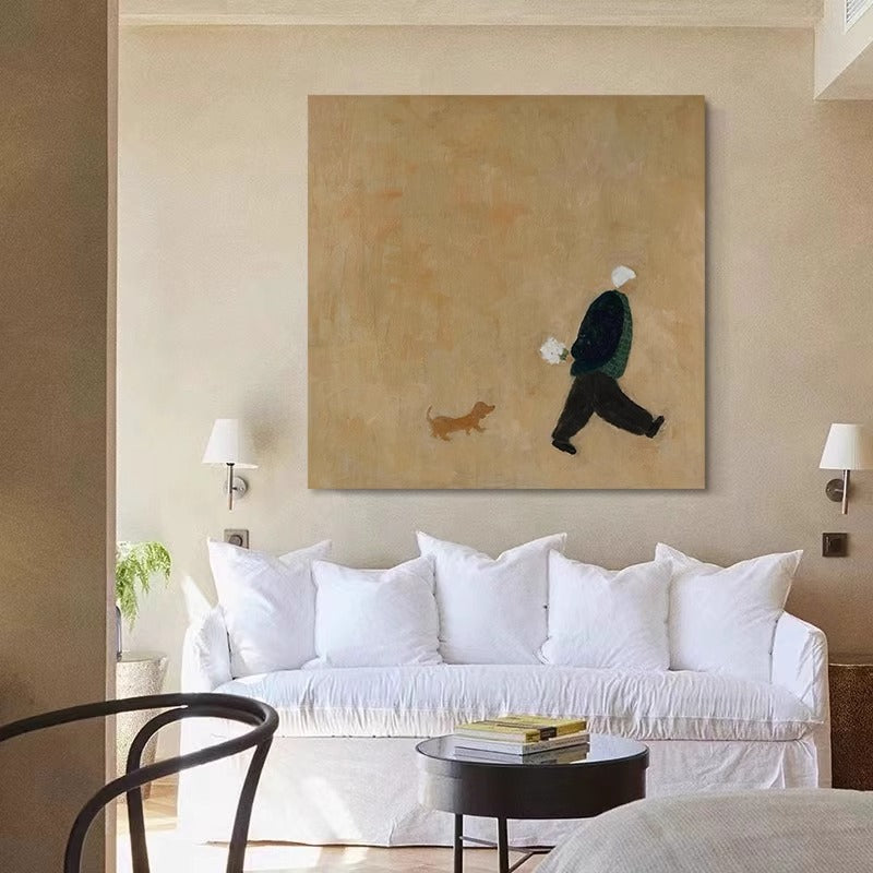 Simple wabi-sabi style wall hangings