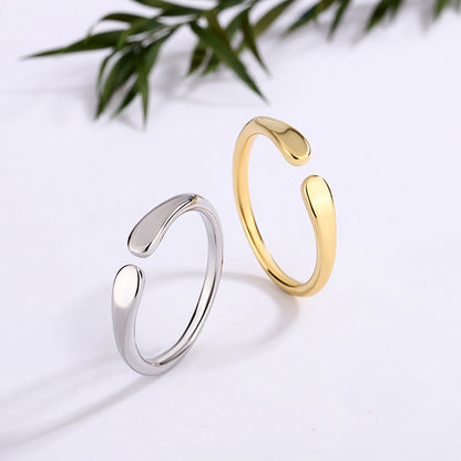 Simple water drop ring