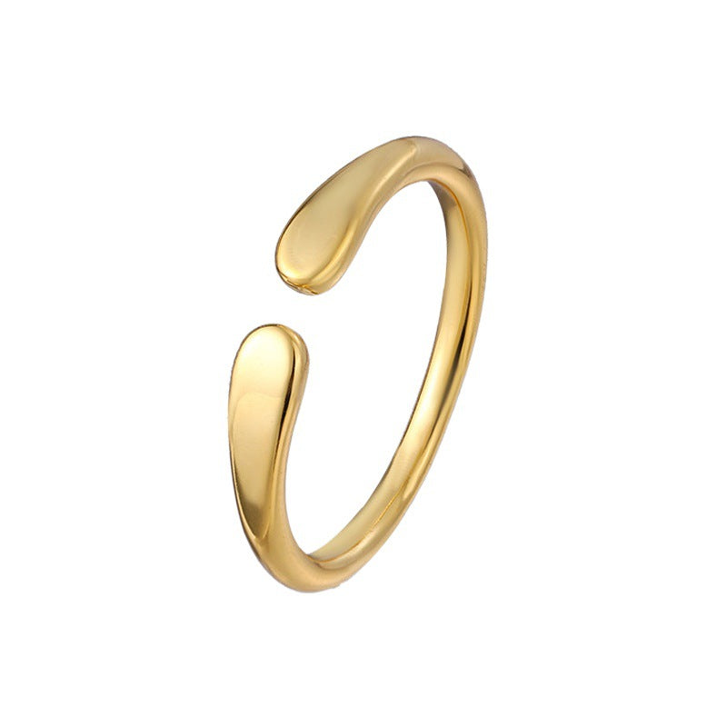 Simple water drop ring