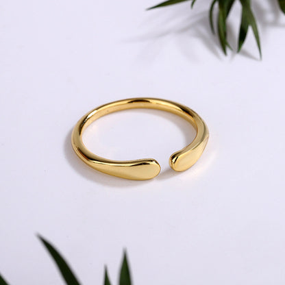 Simple water drop ring