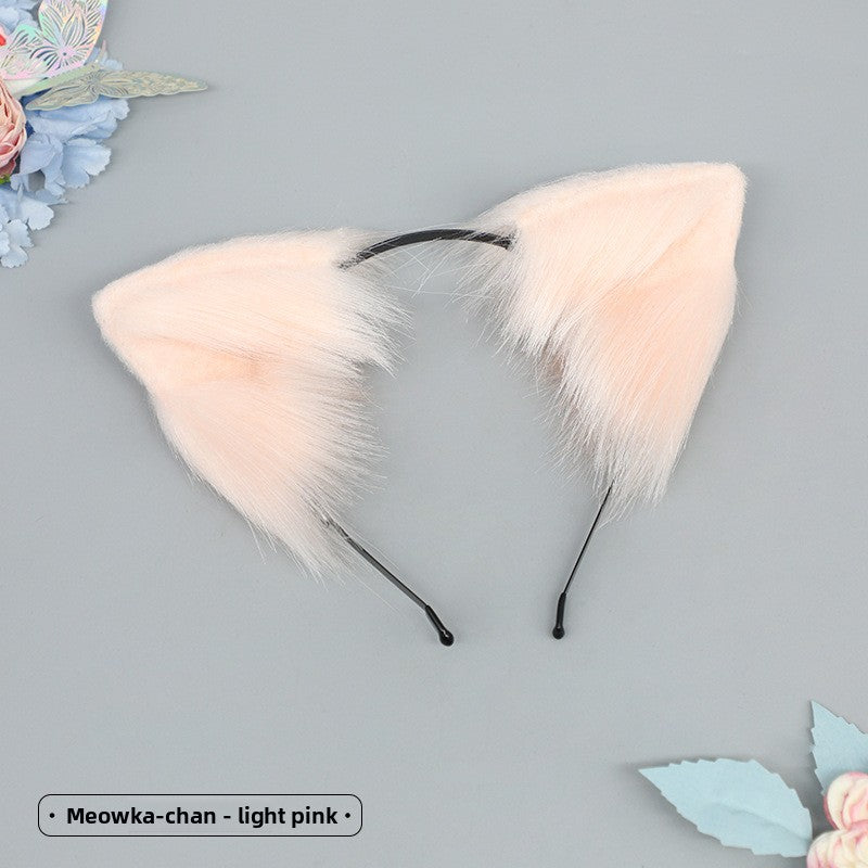 Simulated animal ear hair accessory