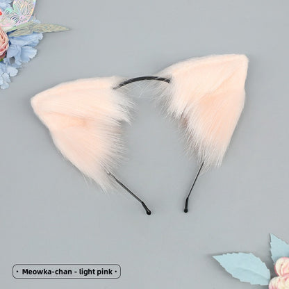 Simulated animal ear hair accessory