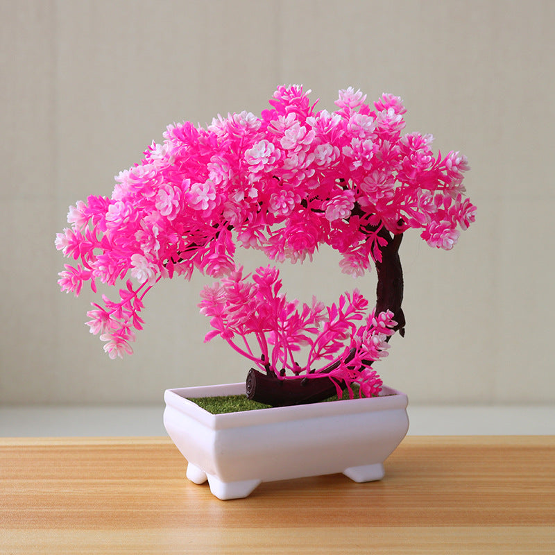 Simulated Bonsai Plant Desktop Decoration