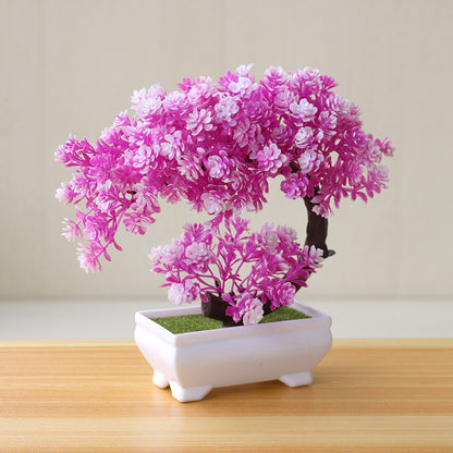Simulated Bonsai Plant Desktop Decoration