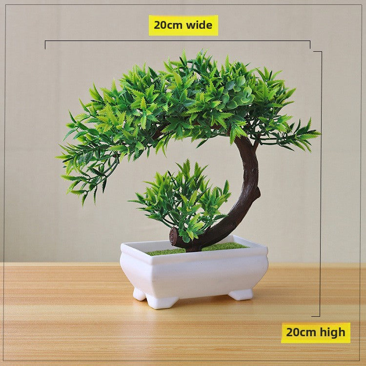 Simulated Bonsai Plant Desktop Decoration