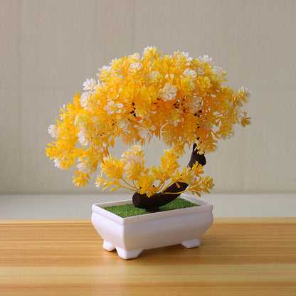 Simulated Bonsai Plant Desktop Decoration