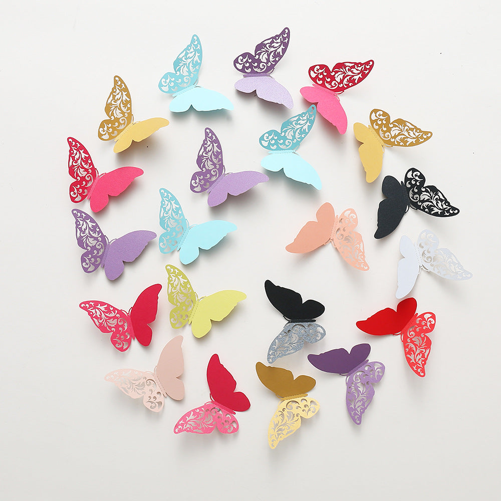 Simulated butterfly wall sticker