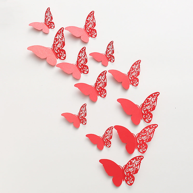 Simulated butterfly wall sticker
