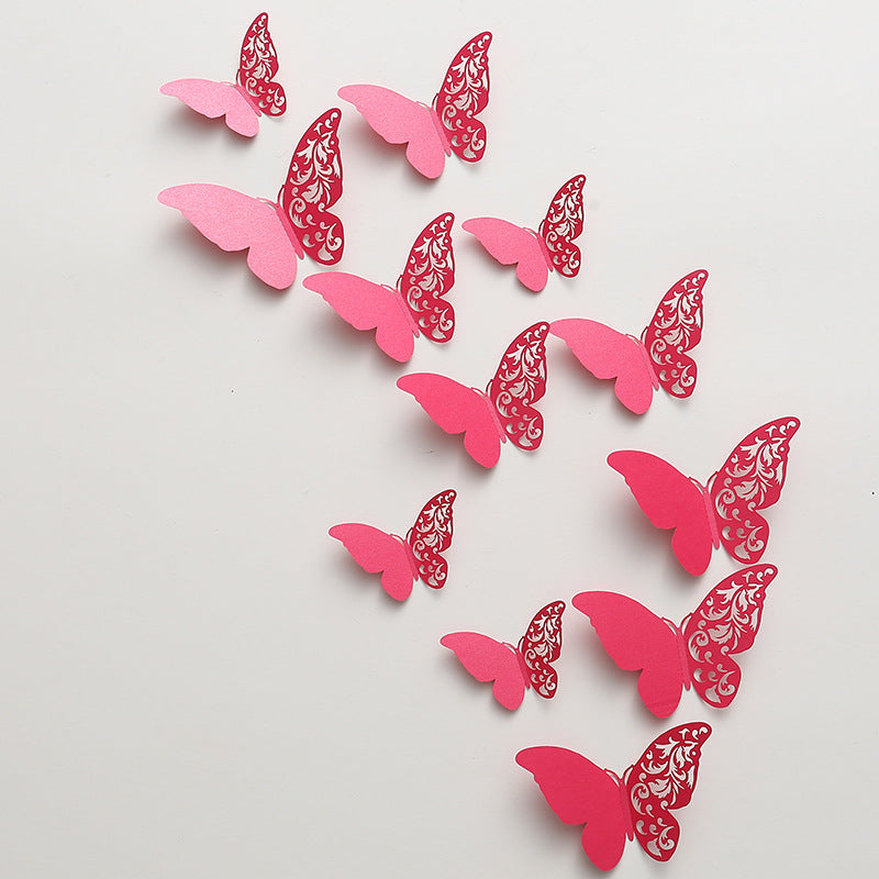 Simulated butterfly wall sticker