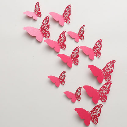 Simulated butterfly wall sticker