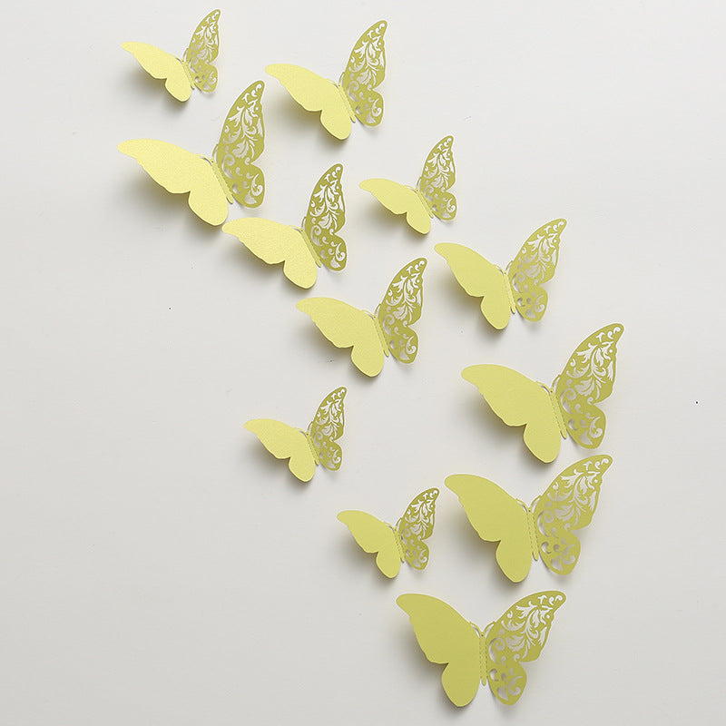 Simulated butterfly wall sticker