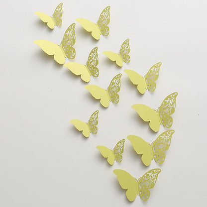Simulated butterfly wall sticker