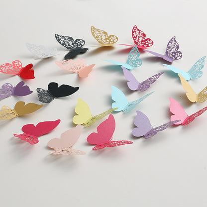 Simulated butterfly wall sticker