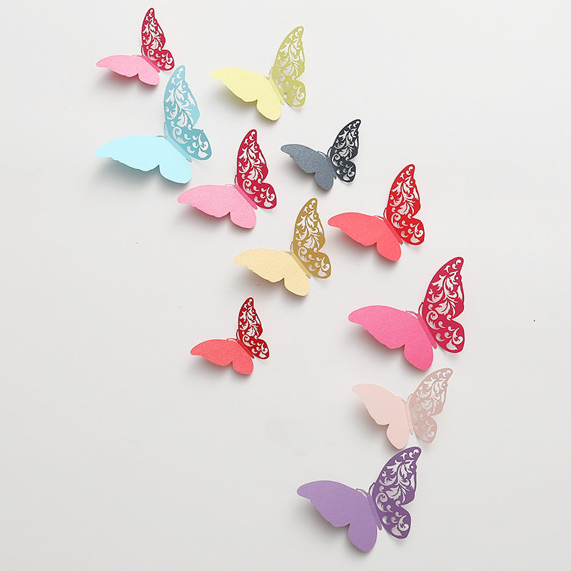 Simulated butterfly wall sticker